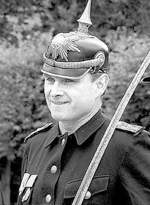 Steffen Noah als Soldat beim Ortsfest